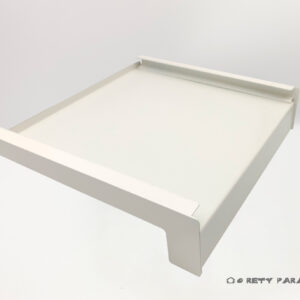 biały 9010 - bok alu
